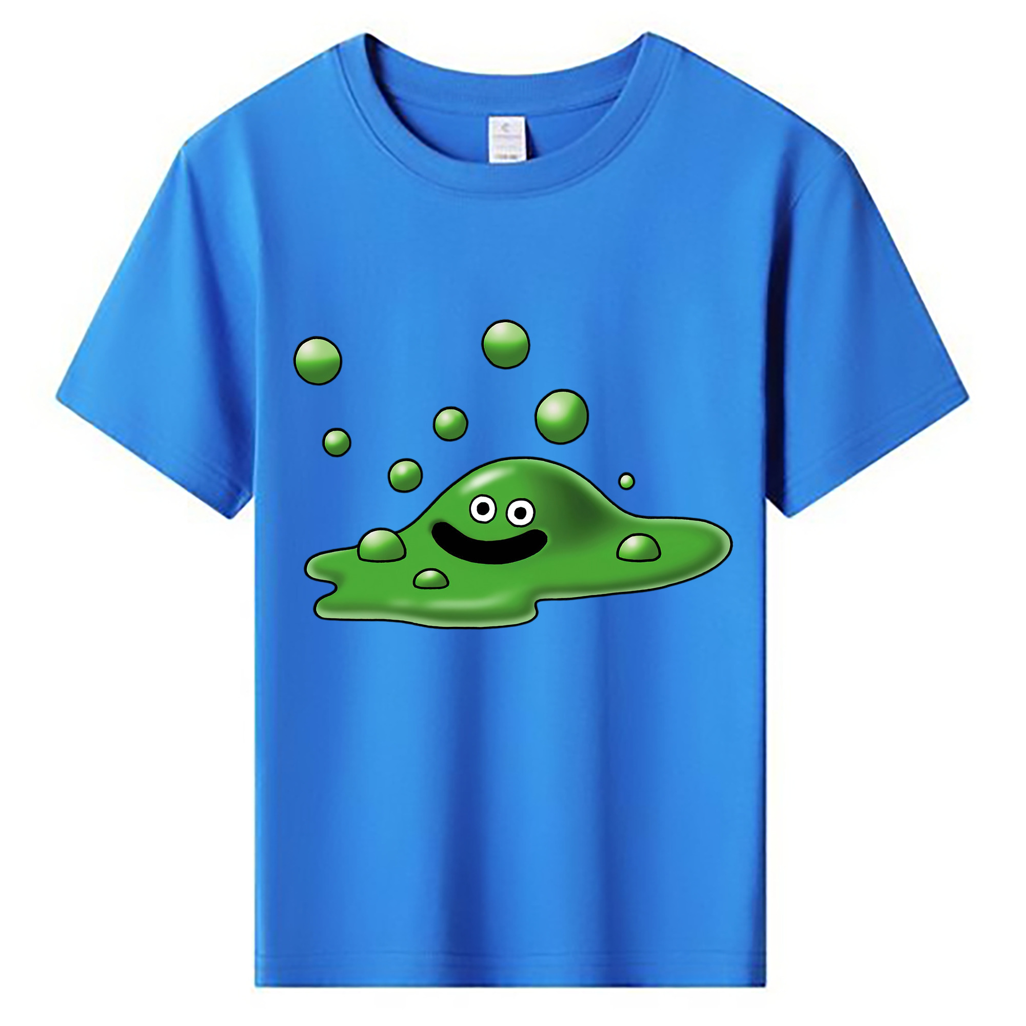 （画像用） ドラゴンクエスト Doragon Kuesuto Dragon Quest 綿100％キッズTシャツ（フロントプリント）